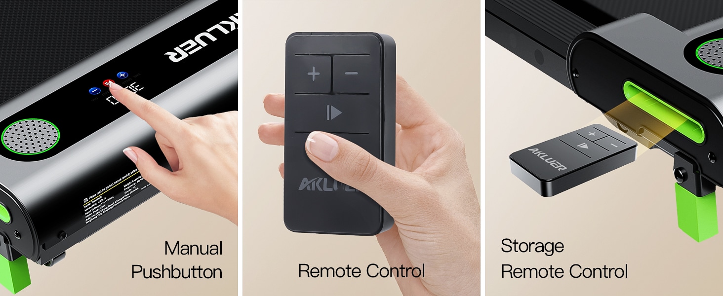 AKLUER Walking Pad Treadmill with Incline – 2.5HP Under Desk Treadmill with LED Display & Remote