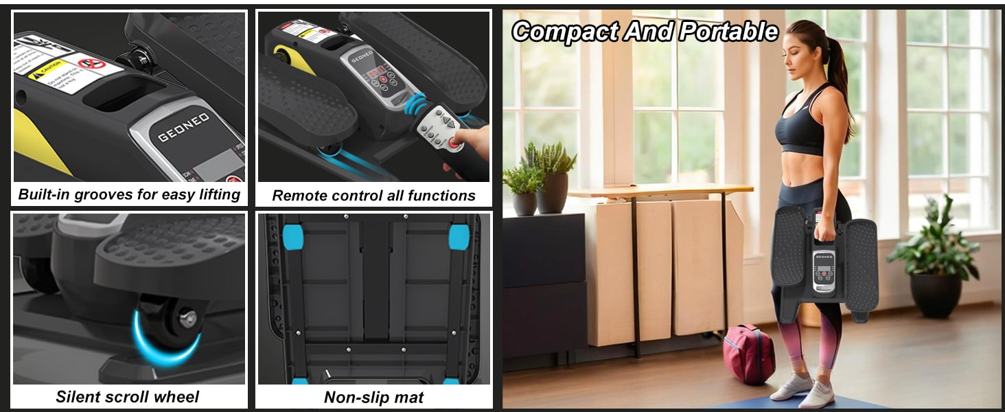 GEONEO Under Desk Elliptical Machine