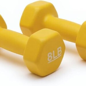 8 Pound Neoprene Dumbbell (set of 2)