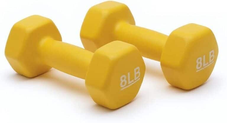 8 Pound Neoprene Dumbbell (set of 2)