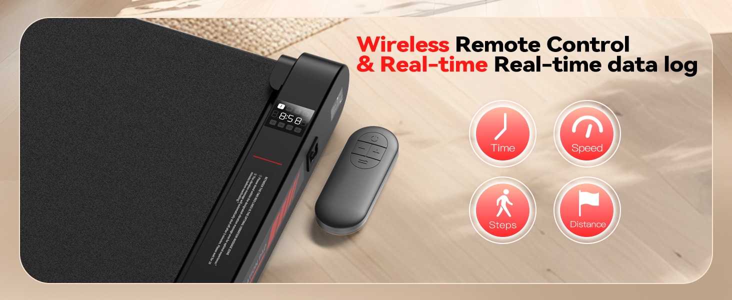 Sperax 3-in-1 Walking Pad Treadmill with Vibration Control