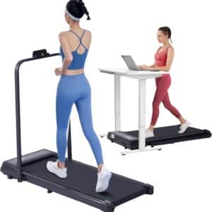 MCRG Walking Pad Treadmill with Handle Bar