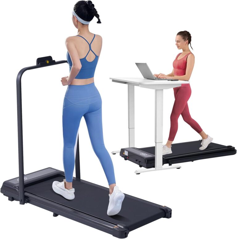 MCRG Walking Pad Treadmill with Handle Bar