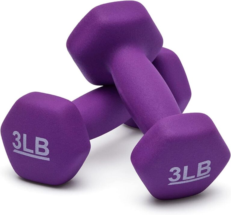 3 Pound Neoprene Dumbbell (set of 2)