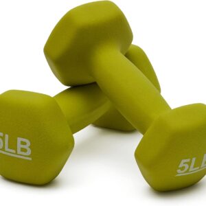 5 Pound Neoprene Dumbbell (set of 2)