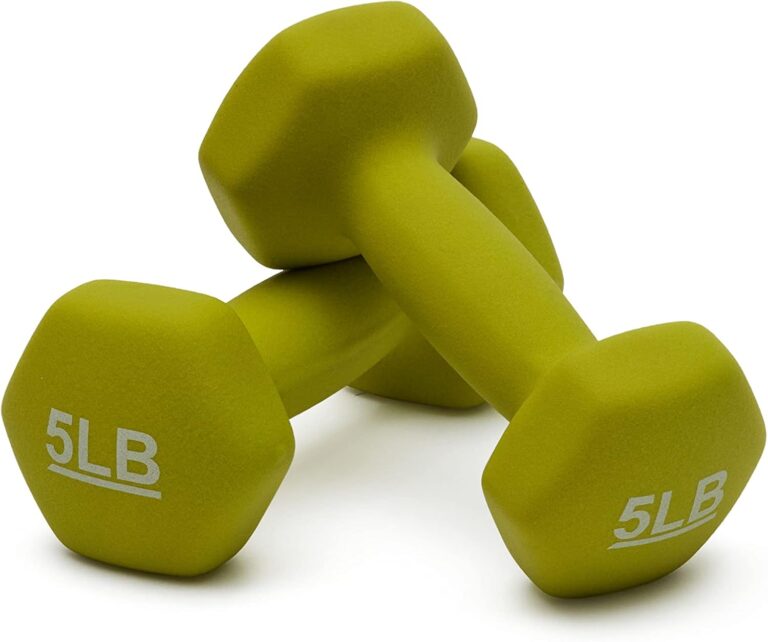 5 Pound Neoprene Dumbbell (set of 2)