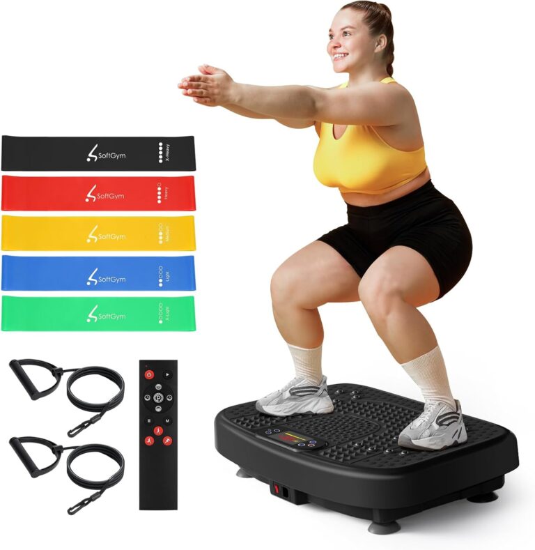 SoftGym Vibration Plate Exercise Machine for Lymphatic Drainage