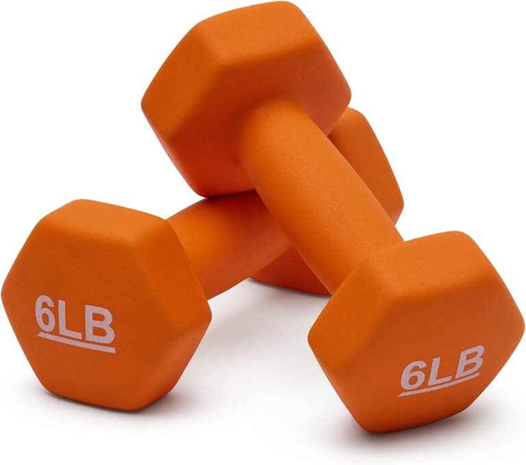 6 Pound Neoprene Dumbbell (set of 2)