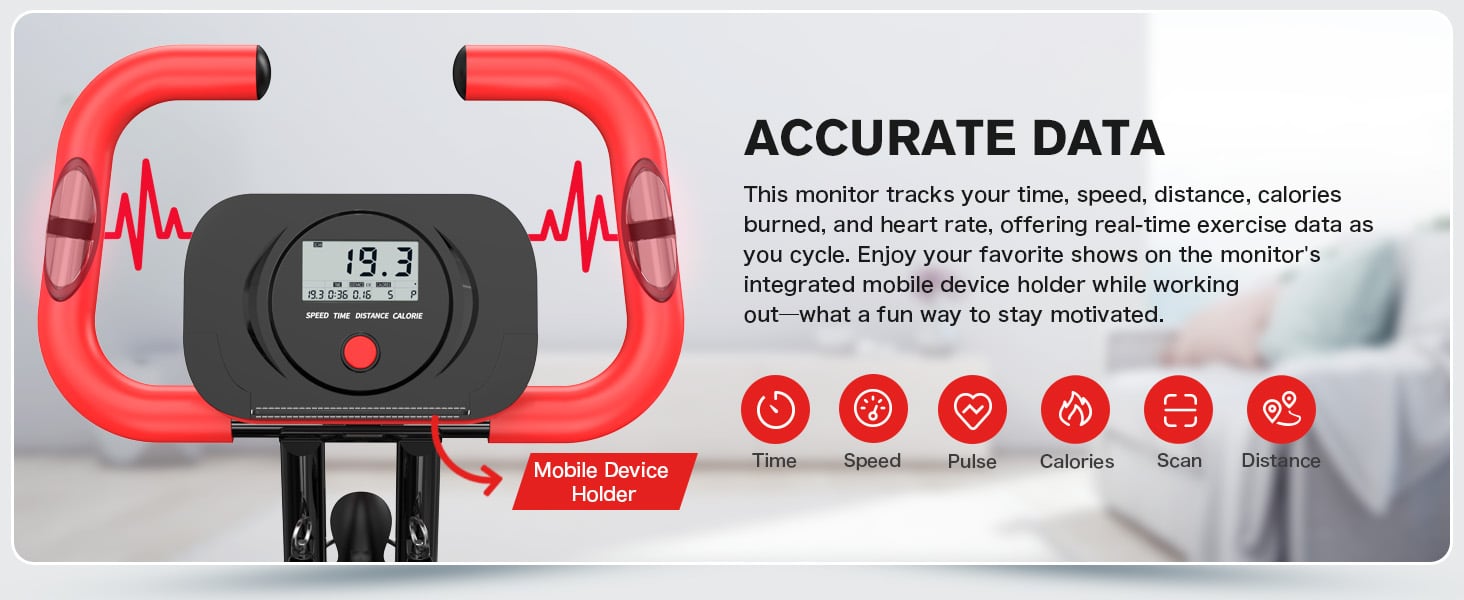 pooboo Folding Exercise Bike – 4-in-1 Foldable Stationary Indoor Cycling Bike