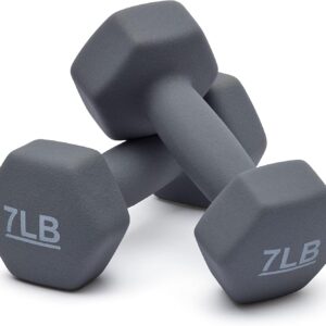 7 Pound Neoprene Dumbbell (set of 2)