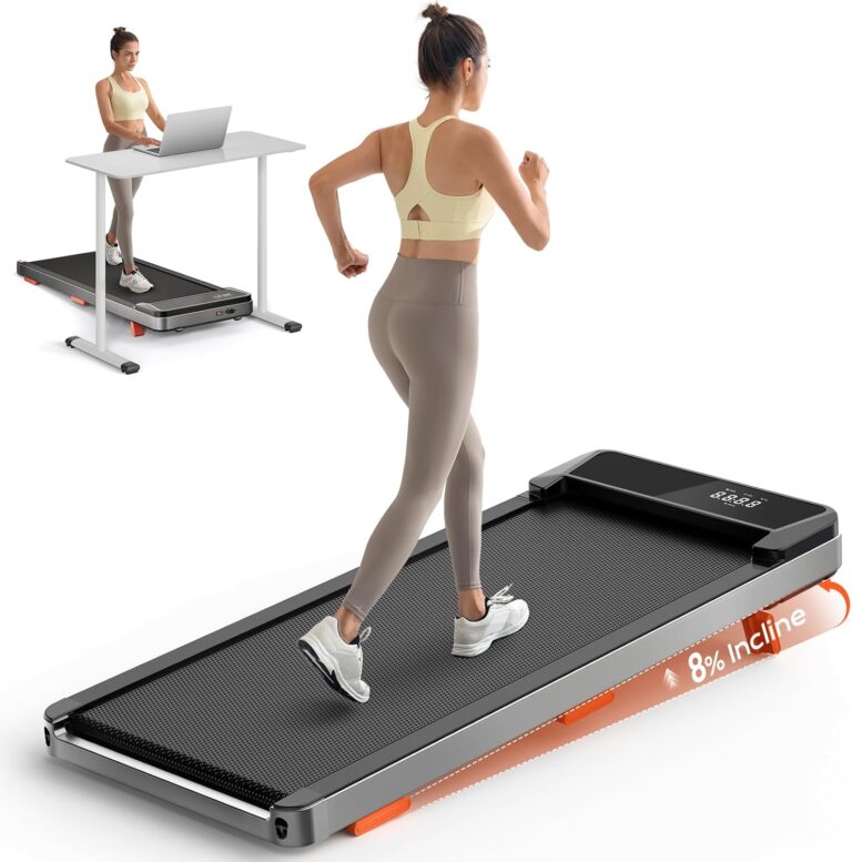 TREAFLOW Walking Pad Treadmill with Incline