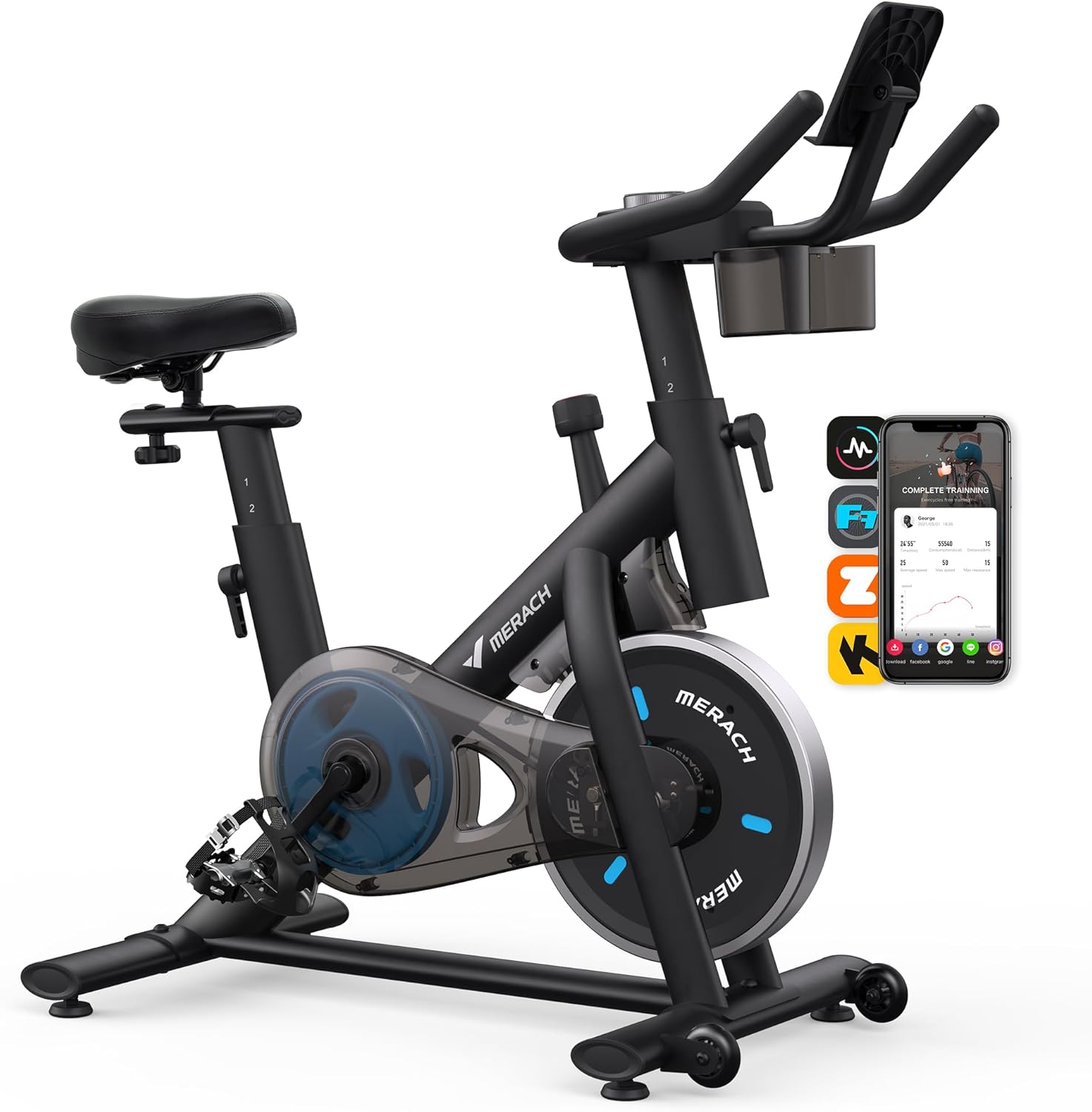 MERACH S26 Exclusive Bluetooth Stationary Exercise Bike