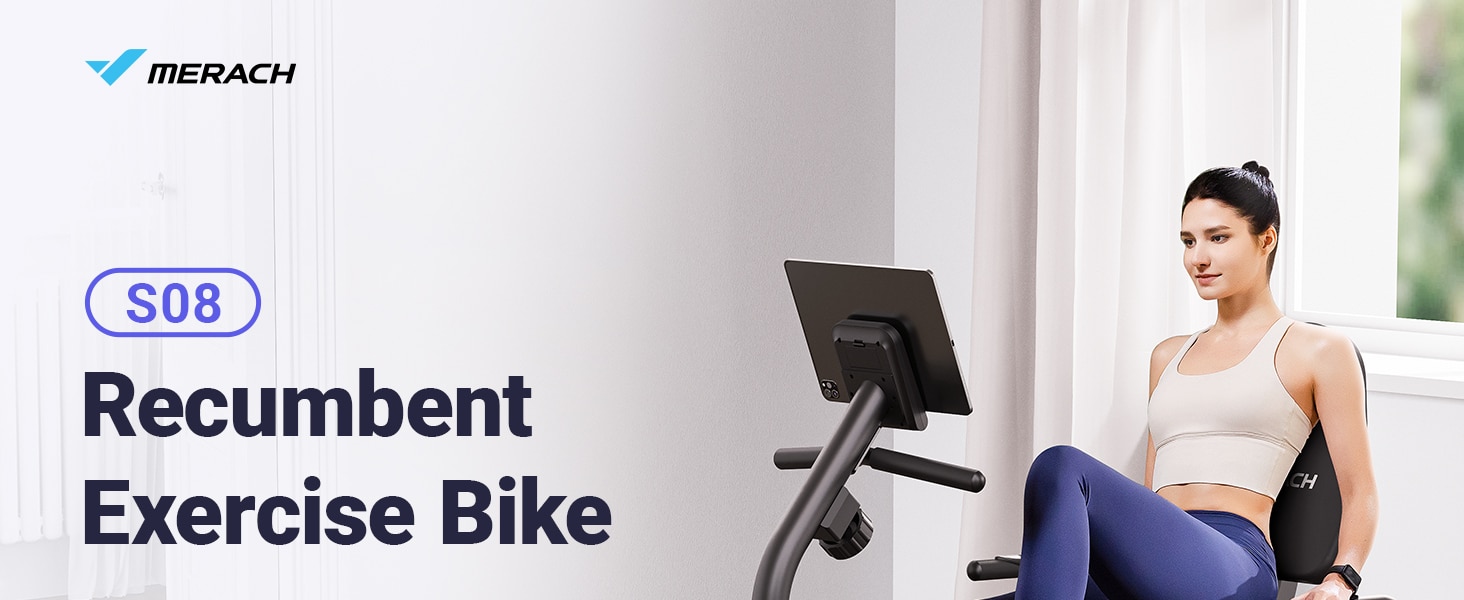 MERACH S08 Recumbent Exercise Bike