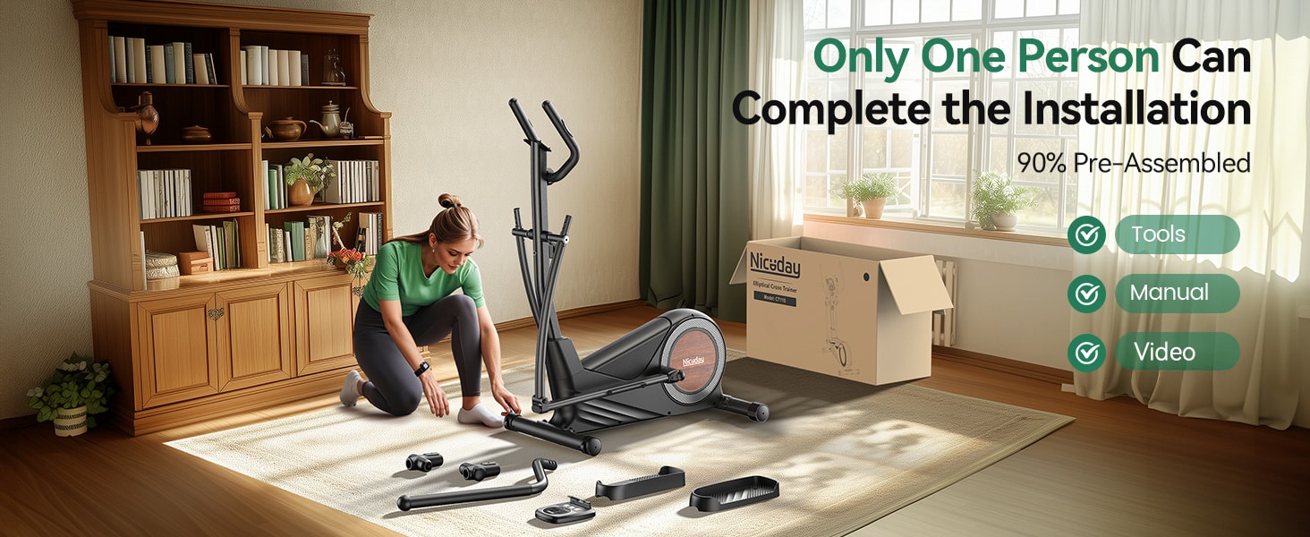 Niceday Elliptical Exercise Machine