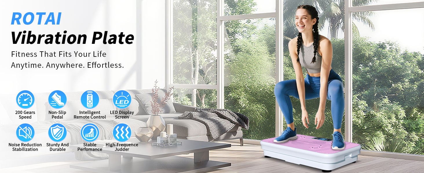 ROTAI Shake Plate Vibration Exercise Machine