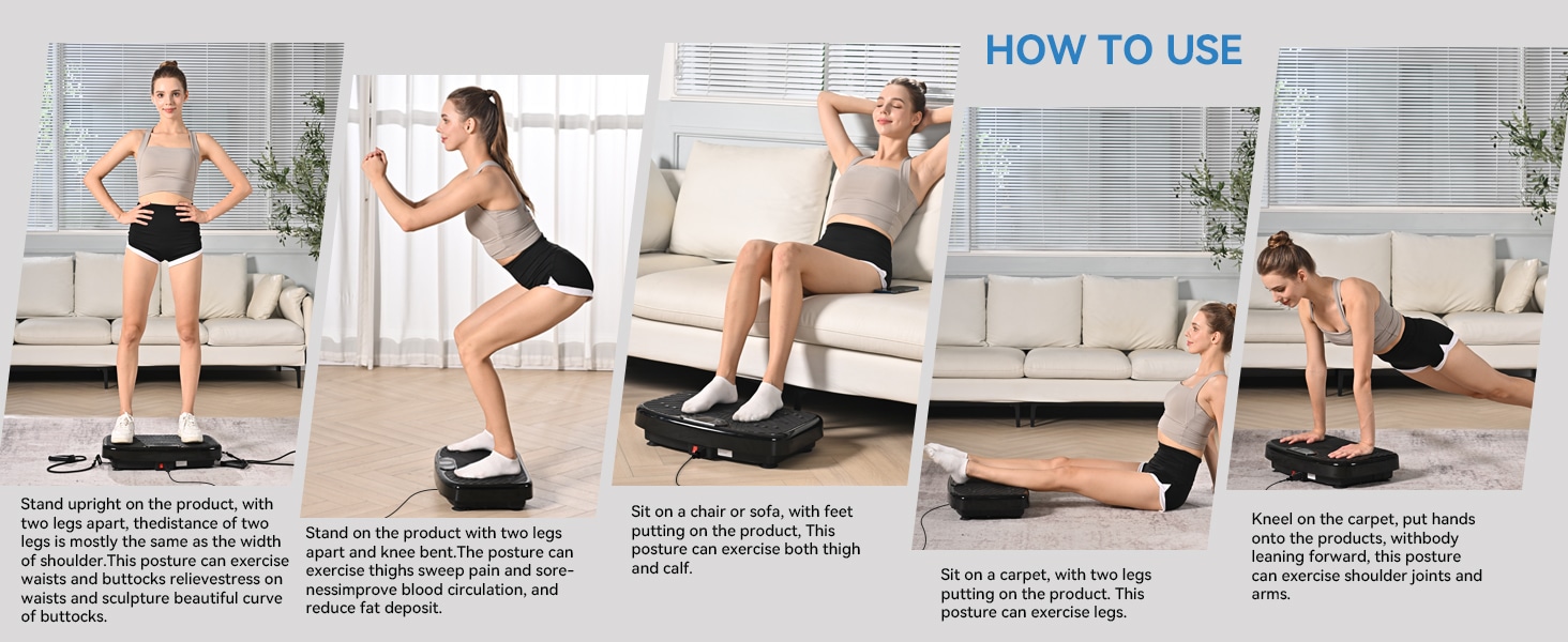 GDCOO Vibration Plate Exercise Machine