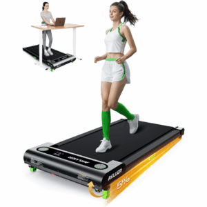 AKLUER Walking Pad Treadmill with Incline – 2.5HP Under Desk Treadmill with LED Display & Remote