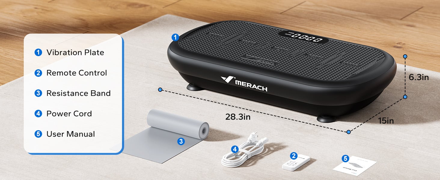MERACH Vibration Plate Exercise Machine