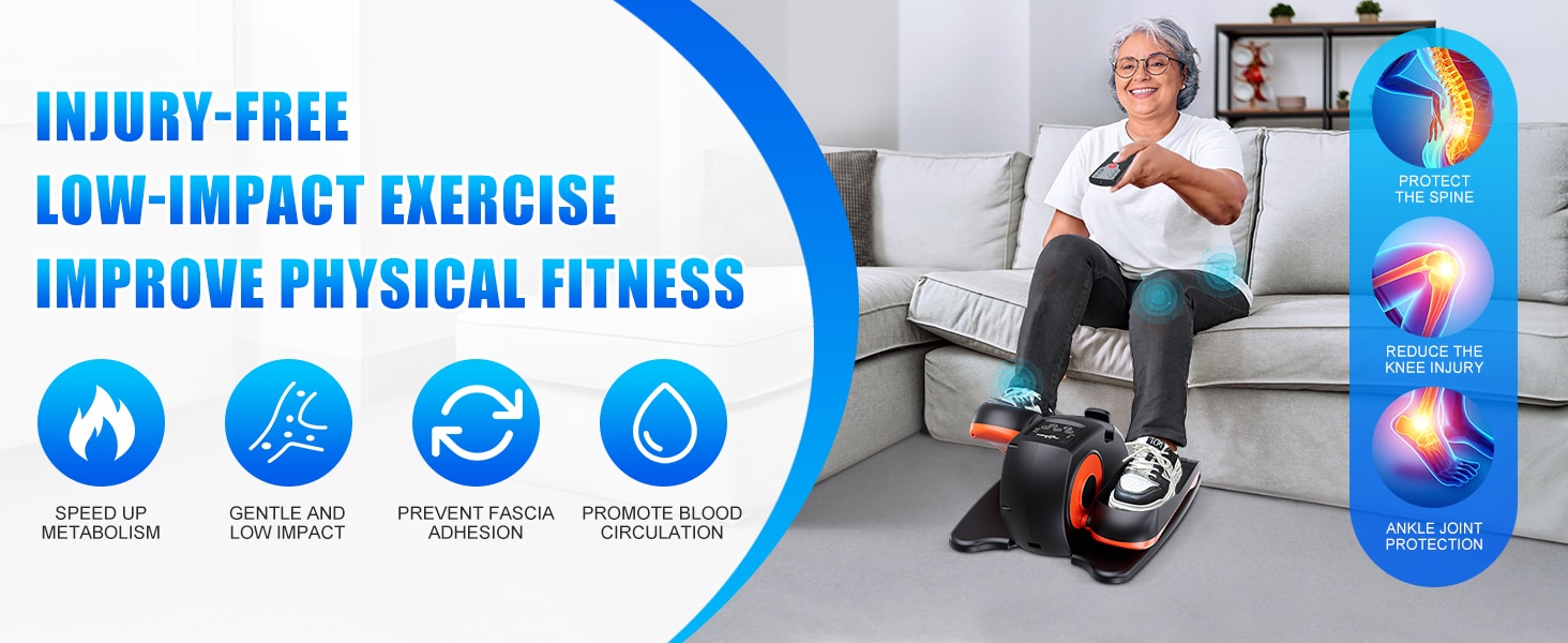 Putnen Electric Under Desk Elliptical Exerciser