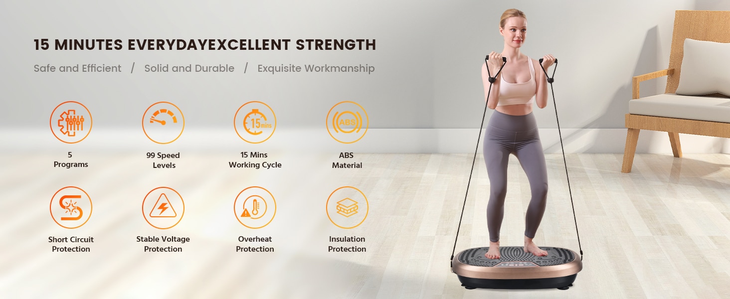 EILISON FitMaxx 3D XL Vibration Plate Exercise Machine