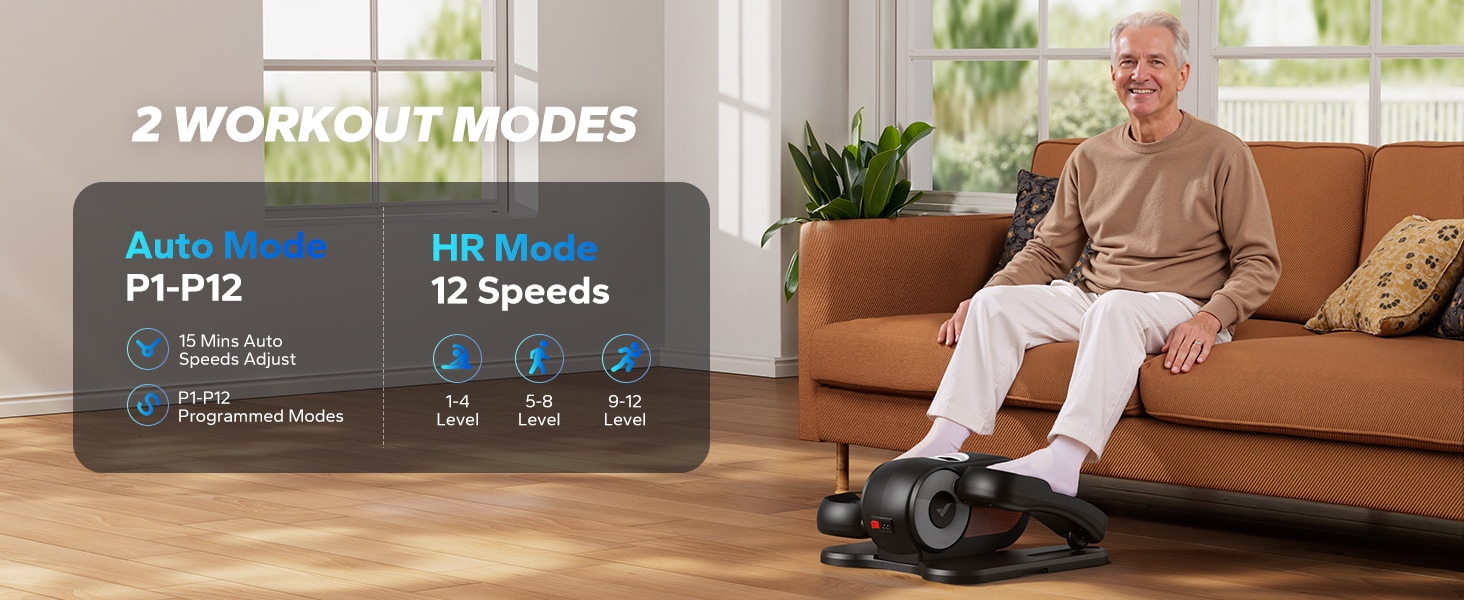 MERACH Under Desk Elliptical Machine