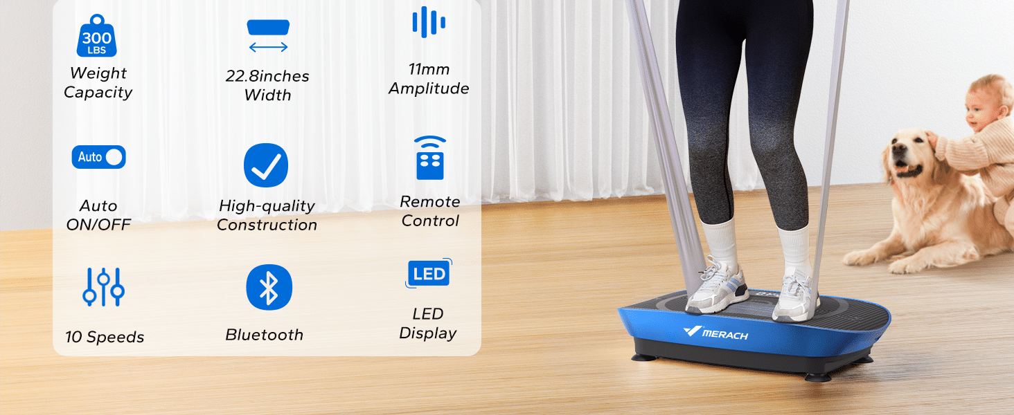 MERACH Vibration Plate Exercise Machine