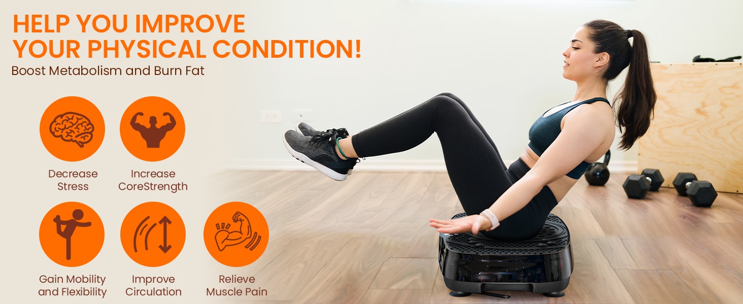 TISSCARE Vibration Plate Exercise Machine