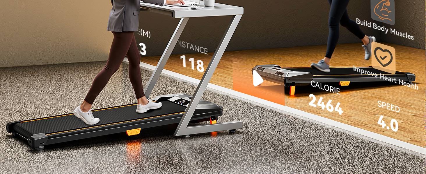 BestGod Folding Walking Pad Treadmill