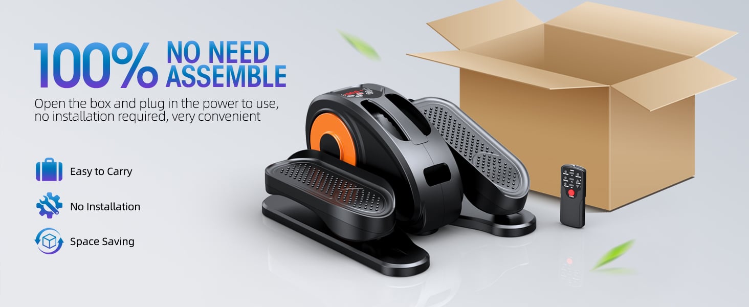 GUGTTR Under Desk Elliptical Machine