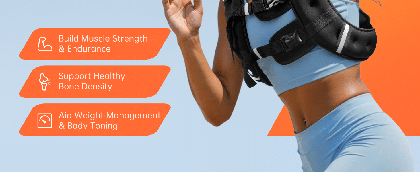Renoj Weighted Vest for Women & Men