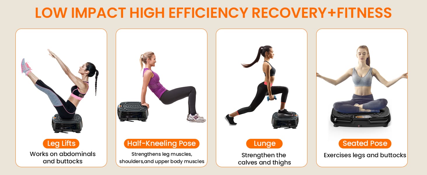 TISSCARE Vibration Plate Exercise Machine