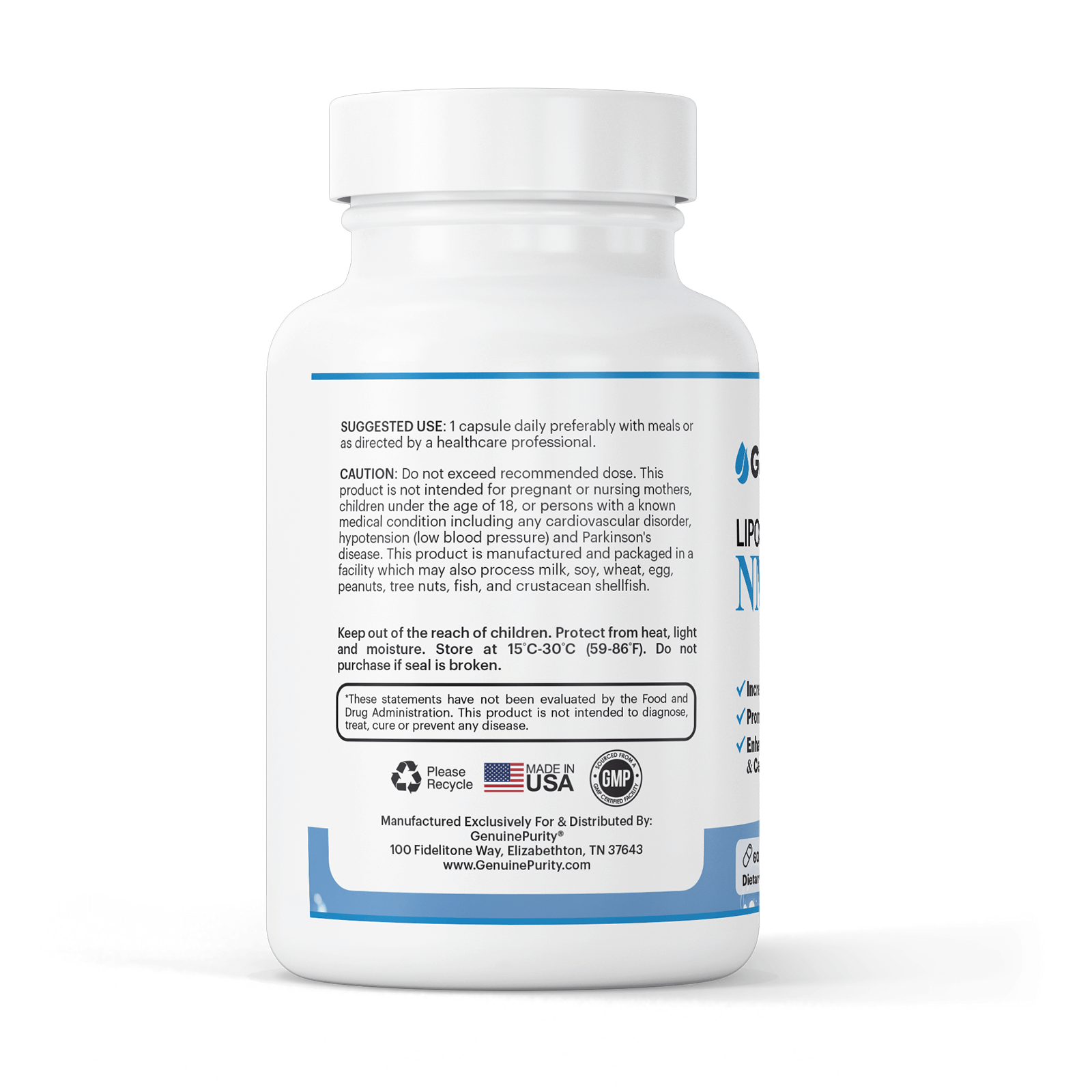 GenuinePurity Liposomal NMN