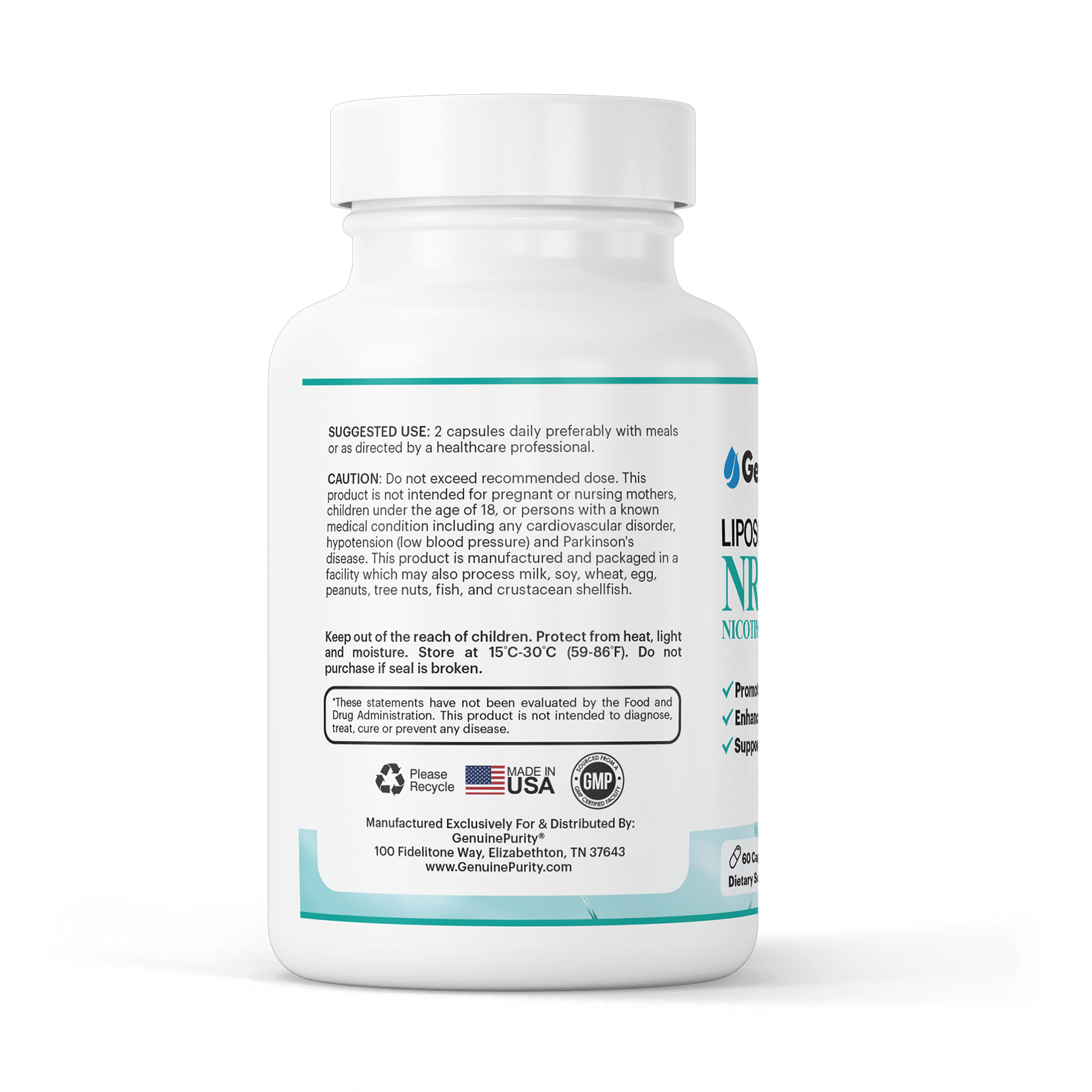 GenuinePurity Nicotinamide Riboside (NR)