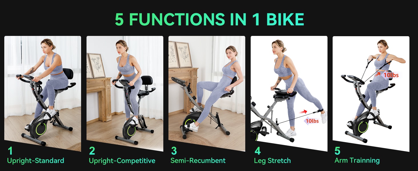 USLIM Foldable Exercise Bike