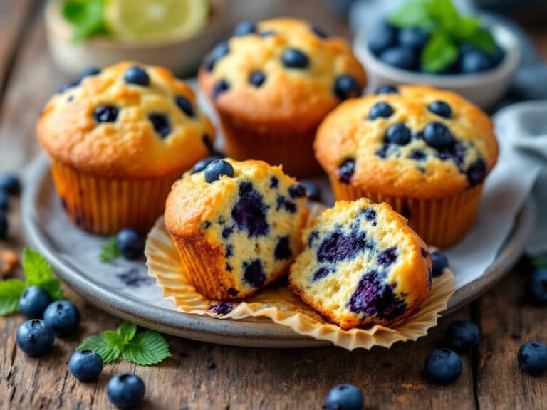 low carb blueberry muffins
