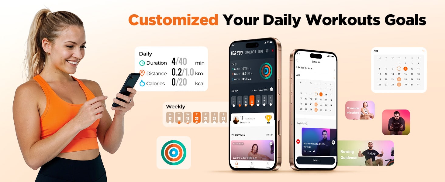 YOSUDA Magnetic Rowing Machine for Home