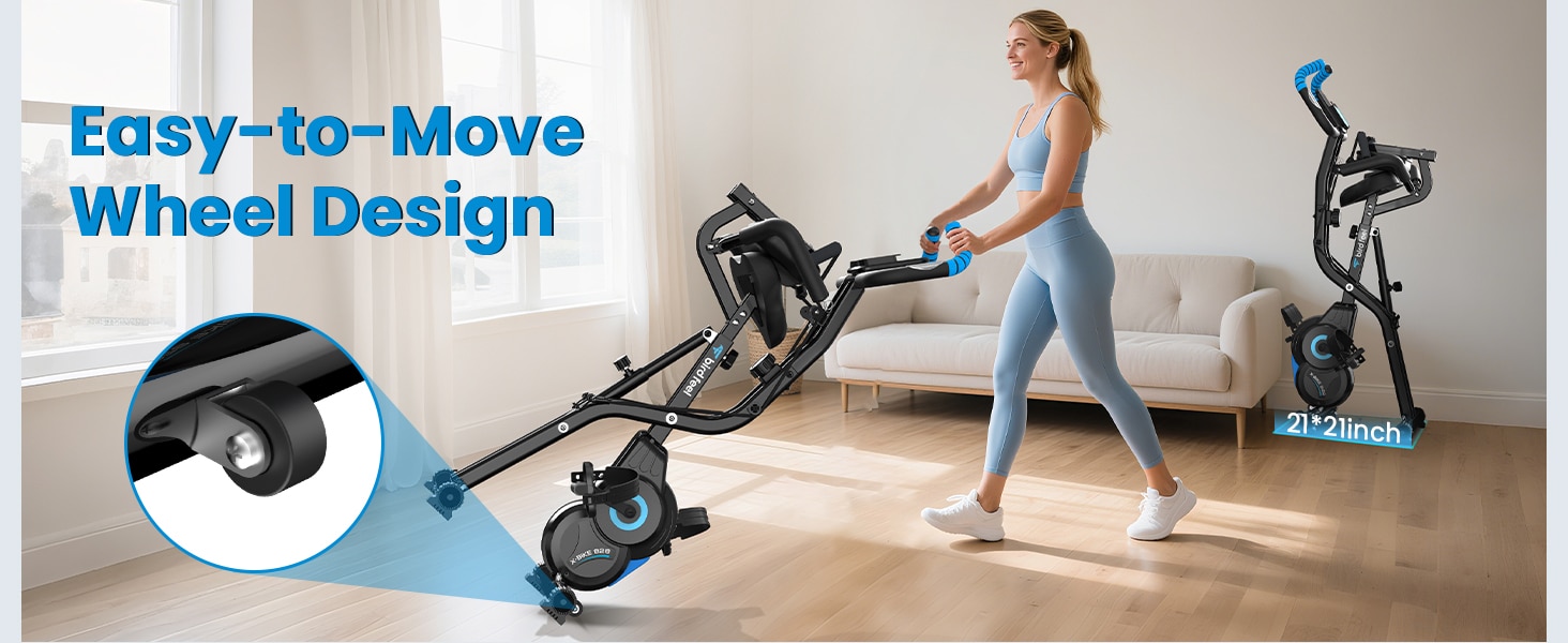 Birdfeel Foldable Multifunctional Stationary Exercise Bike