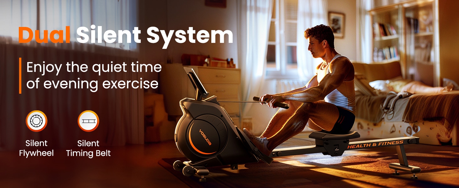 YOSUDA Magnetic Rowing Machine for Home