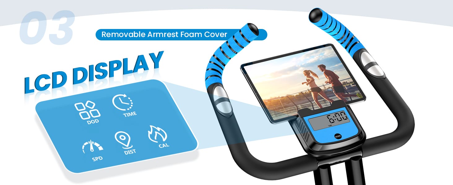 Birdfeel Foldable Multifunctional Stationary Exercise Bike