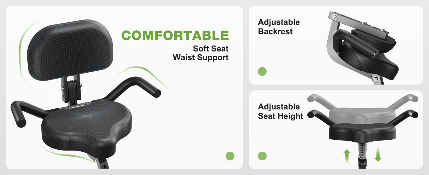 Goimu 5-in-1 Foldable Stationary Exercise Bike