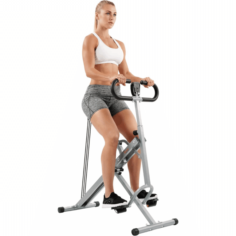 Sunny Health & Fitness Smart Row-N-Ride Glute & Leg Trainer