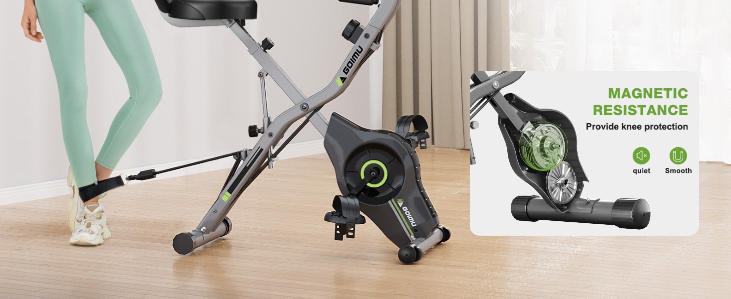 Goimu 5-in-1 Foldable Stationary Exercise Bike
