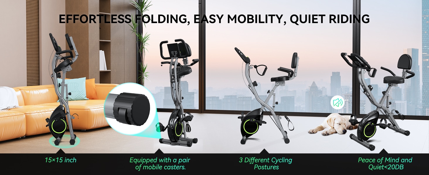 USLIM Foldable Exercise Bike