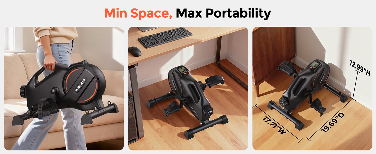 YOSUDA Under Desk Bike Pedal Exerciser