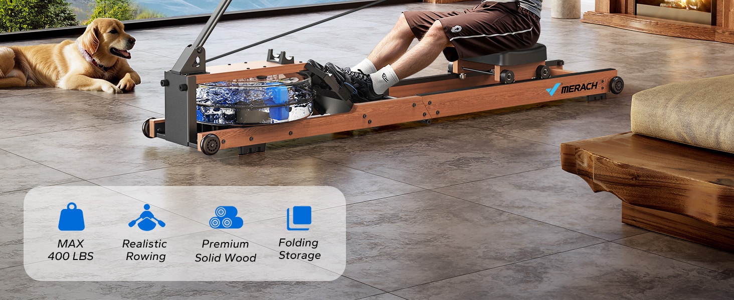 MERACH R28 Water Rowing Machine