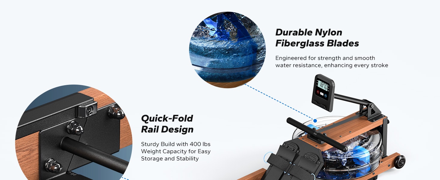 MERACH R28 Water Rowing Machine