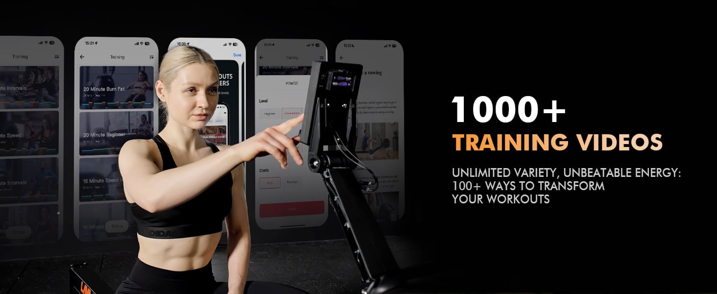 GMWD Air Rowing Machine – Lava Flow Series