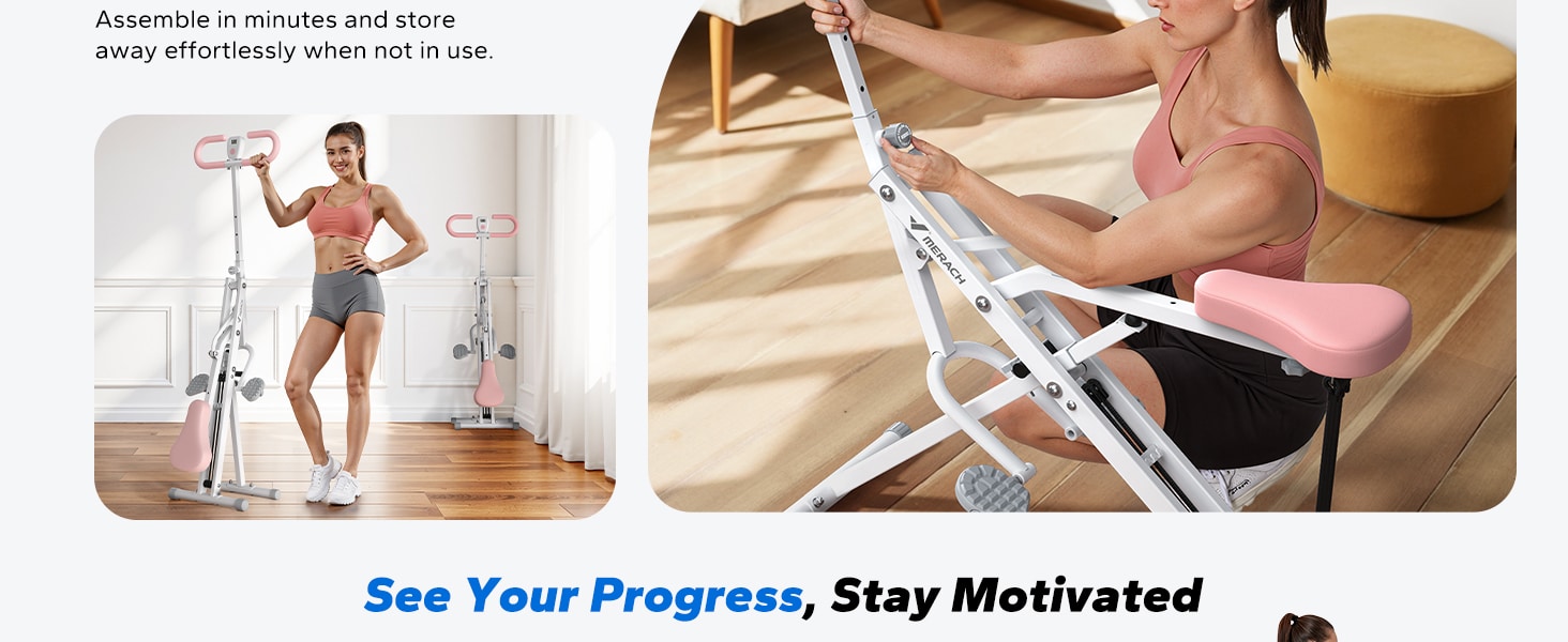 MERACH R07 2 in 1 Squat Rowing Machine