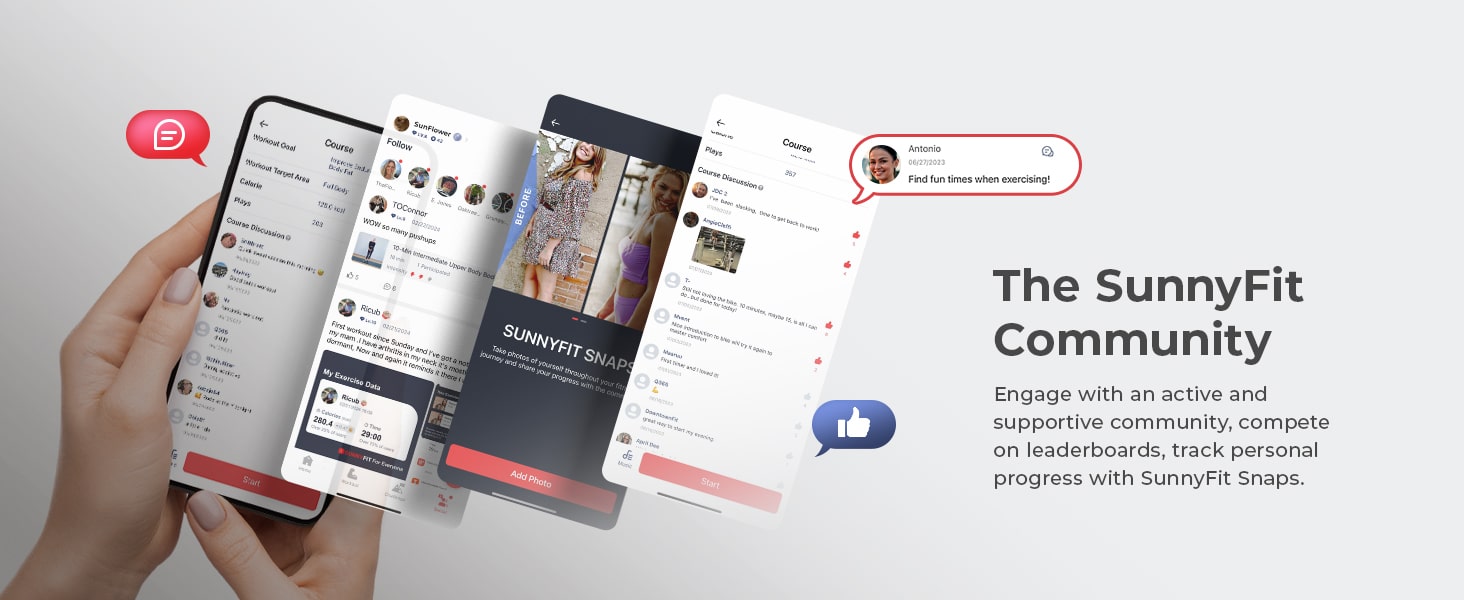 Sunny Health & Fitness Smart Compact Magnetic Rowing Machine