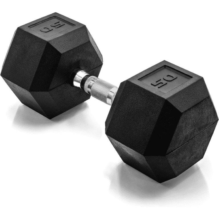 50 Pound CAP Barbell Coated Hex Dumbbell